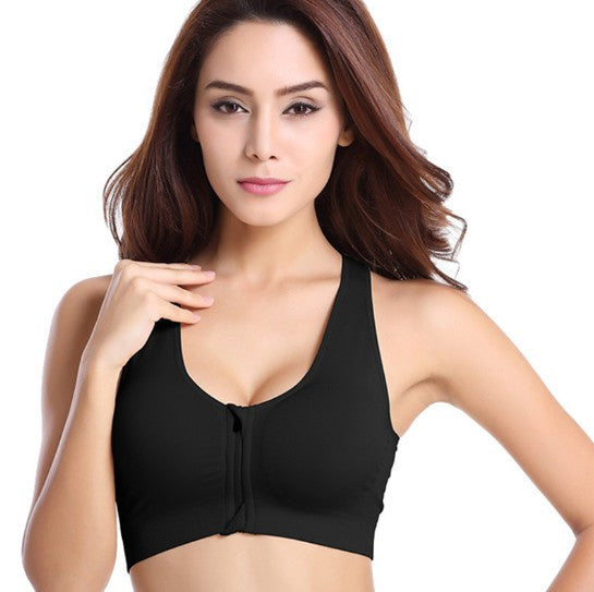 Front Zipper Fitness Sports Shirt