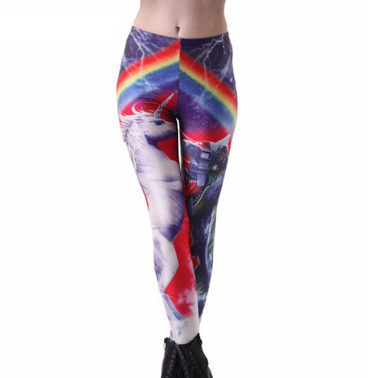 Printed Milk Vintage Fitness Pants
