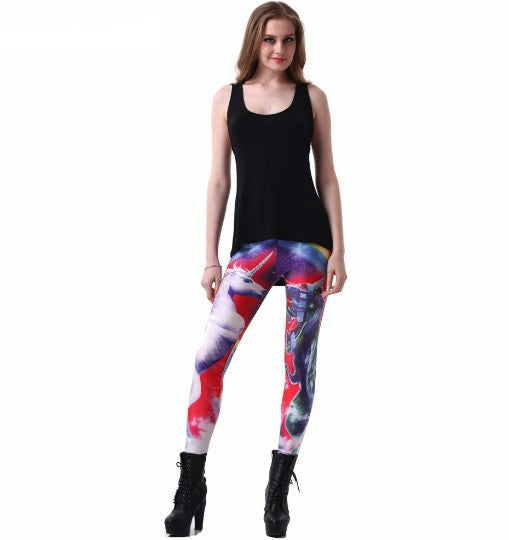 Printed Milk Vintage Fitness Pants