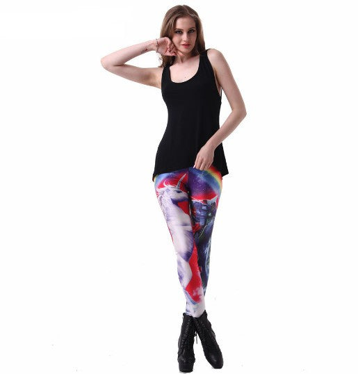 Printed Milk Vintage Fitness Pants