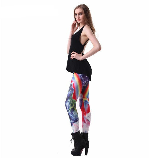 Printed Milk Vintage Fitness Pants