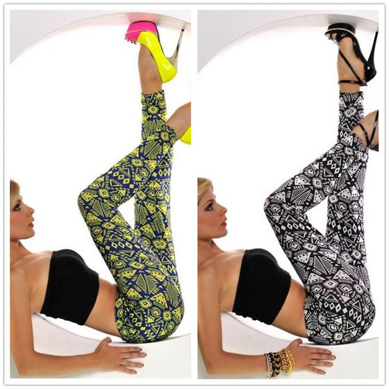 High Elastic printed Leggings