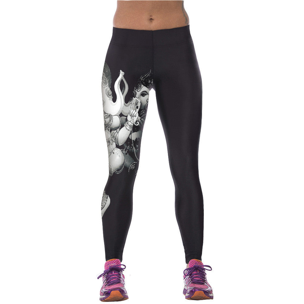 Polyester Spandex Leggings Fitness