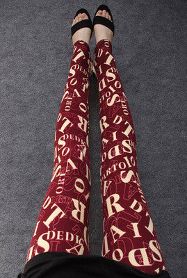 High Elastic printed Leggings