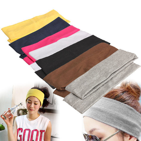 Cotton Elastic Headband Hair Strap