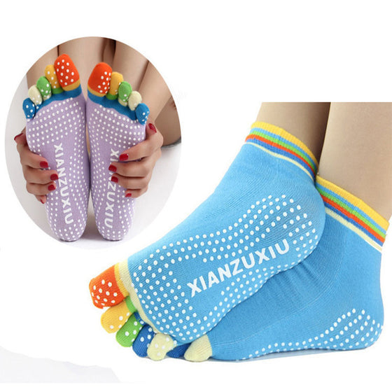 Sports Five Finger Pure Cotton Socks