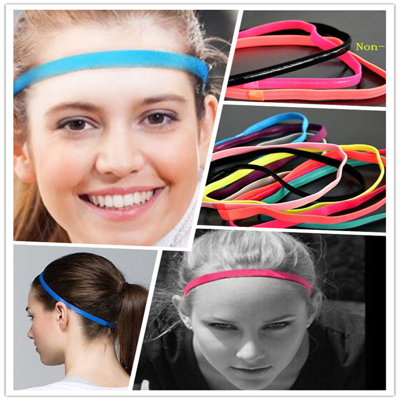 Sport Anti-slip Hairbands Rubber